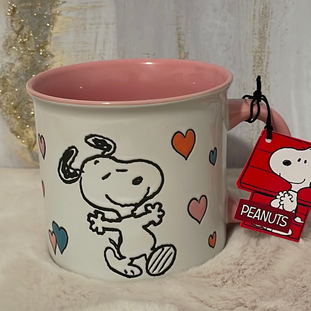 Valentines 💝 Peanuts mug 21 oz. 💗💘💕💞